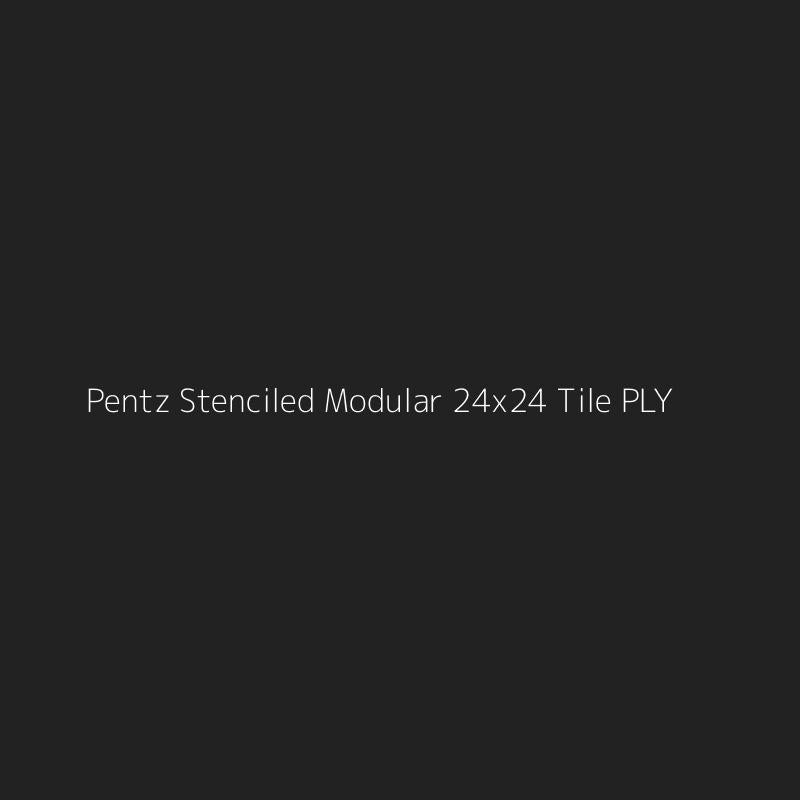 Pentz Stenciled Modular 24x24 Tile PLY