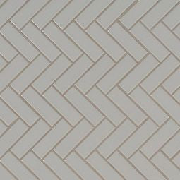 Gray Glossy Herringbone Tile $5.06 a sq ft