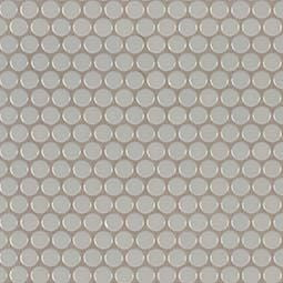 Gray Glossy Penny Round Mosaic $6.01 a sq ft