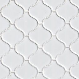White Glossy Arabesque Tile $5.48 a sq ft