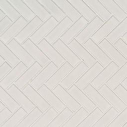 White Herringbone Mosaic Tile $5.37 a sq ft